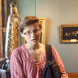 Олена Гомирева на екскурсії від студентів НАОМА, 18 червня 2017 р.