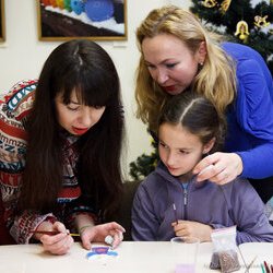 Фото з майстер-класу зі створення новорічної іграшки-янгола, що здійснює бажання, Наталія Тонкаль