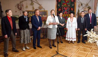 Відкриття виставки «Мистецтво одного села», Національний музей літератури, 8 вересня 2017 р. 