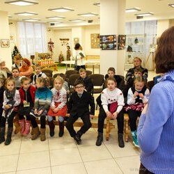 Фото з презентації дитячих новорічних книжок. Видавництво «Братське»