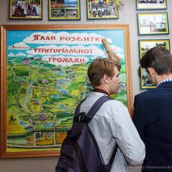 Відкриття виставки «Мистецтво одного села», Національний музей літератури, 8 вересня 2017 р. 