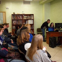 Світлана Долеско на посвяті в професію музеєзнавця студентів КНУКіМ, 27.10.2016 р.