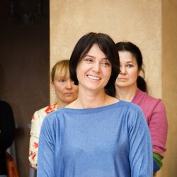 Світлана Долеско на відкритті виставки «La Viva Vita», 17.01.2017 р.