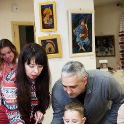 Фото з майстер-класу зі створення новорічної іграшки-янгола, що здійснює бажання, Наталія Тонкаль