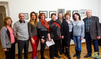 Відкриття виставки «Вишитий живопис Лідії Гончарук» в Музеї Гетьманства, 10 грудня 2018 р.
