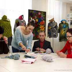 Фото з майстер-класу «В'язання гачком шарфу oversize», Олеся Вершигора