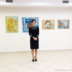 Світлана Долеско на відкритті виставки «Свято Врожаю-2016», 3 листопада 2016 р.