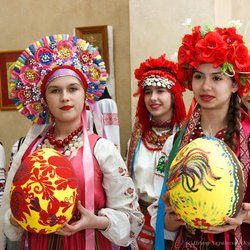 Відкриття виставки «Сонячний Великдень-2017», 8 квітня 2017 року