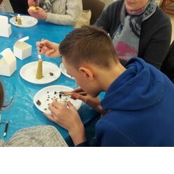 Фото з майстер-класу із писанкарства (куряче яйце) від Олесі Токарської