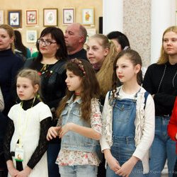 Відкриття виставки «Сонячний Великдень-2017», 8 квітня 2017 року