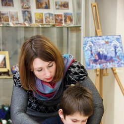 Фото з майстер-класу «Сніжинка-витинанка», Марія Кривець
