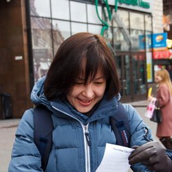 Аліна Акуленко на святкуванні Дня Щастя на Хрещатику, 20 березня 2017 р.