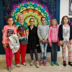 Екскурсія виставкою «Україна зоряної мови, Україна Божого Буття», 13 вересня 2017 р.