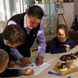 Фото з лекції та майстер-класу «Новорічна Феєрія» від Валерія Лейка