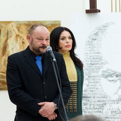 Дмитро Стус та Влада Литовченко на Міжнародному культурно-просвітницькому проекті «Нас єднає Шевченкове слово», 10.03.2017 р.