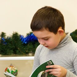 Фото з презентації дитячих новорічних книжок. Видавництво «Братське»