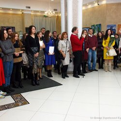 Відкриття виставки «Ukrainian art is the Best», 1.11.2016 р.