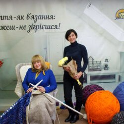 Олена Гончарова та Світлана Долеско на посвяті в професію музеєзнавця студентів КНУКіМ, 27.10.2016 р.