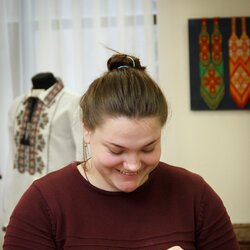 Фото з майстер-класу «Сережки з бісеру», Марія Кривець