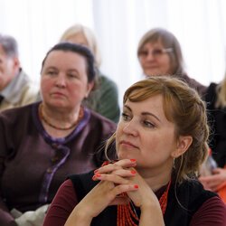 Інна Залізнюк на відкритті виставки «Ірина Свйонтек. Життя присвячене мистецтву», 18 травня 2017 року
