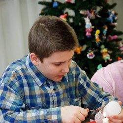 Фото з майстер-класу «Новорічний декупаж свічок», Анна Шпілька