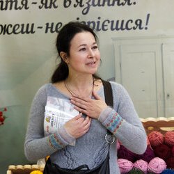 Наталія Дмитренко на закритті виставки «Тепла осінь» , 29.10.2016 р.