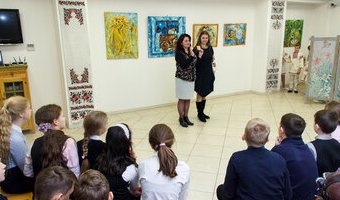 Режисери театралізованого дійства «Лис Микита» - Дар'я Іванова та Ганна Кожинова, 21.11.2016 р.