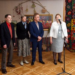Відкриття виставки «Мистецтво одного села», Національний музей літератури, 8 вересня 2017 р. 