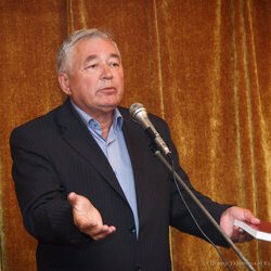Володимир Панченко на презентації книги «Святослав Гординський на тлі доби», 15 червня 2017 р.