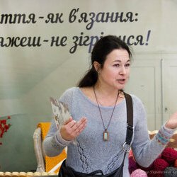 Наталія Дмитренко на закритті виставки «Тепла осінь» , 29.10.2016 р.
