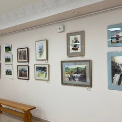 акварельні роботи художників, виставка "Світ очима художників"