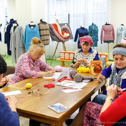 Фото з майстер-класу із в'язання спицями головного убору «Пов'язка «Коса», Катерина Степанюк