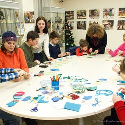 Фото з майстер-класу «Новорічні іграшки з фетру», Інна Кливець
