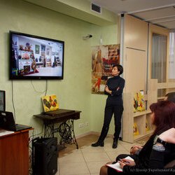 Світлана Долеско на посвяті в професію музеєзнавця студентів КНУКіМ, 27.10.2016 р.